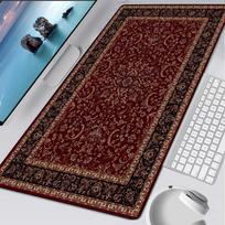 Persian Carpet Mouse Pad Rubber Mat Laptop Xxl Mousepad Notebook Gamer Computer Table Gaming Accessories 600x300x2mm brown