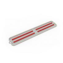 Folding Pot Lid Storage Mat Non-Slip Soft Rubber Cutting Board Mat Hanging Heat Insulation Soap Drain Mat for Kitchen (Red,L) raudona