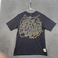 Ecko Unltd Shirt Mens Large Black Classic Graphic Chain Logo Streetwear Unisex T-Shirt M gray