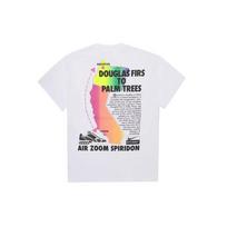 Nike X Stussy Air Zoom Spiridon Douglas Firs To Palm Trees T shirt CU9256-100 M white