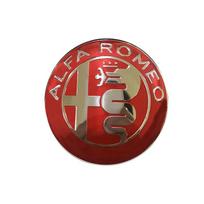 74MM Automobilio Priekinis Galinis Emblema Bagažinės Ženklelis Lipdukas Pakeičiamos Dalys Alfa Romeo Logotipui Giulia 159 147 156 Stelvio Giulietta Mito DX0