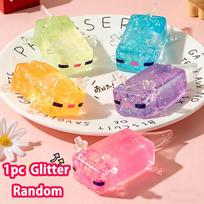 Axolotlis Squishy Blizgučiai Maltozė Taba Squishy Suspaudžiami Žaislai Antistresinys Kamuoliukas Lėtai Keliantis Streso Malšinimas Axolotlis Fidget Žaislas Dovana blue