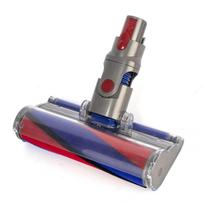 Soft roller cleaner head for Dyson V10 V11 V7 V8 V15, fluffy vacuum attachment for hard floors gray