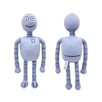 The Wild Robot Plush Toys Movie And Tv Stuffed Animals Cute Simulated Roz Plush Doll Toys For Kids Birthday Gift Room Decor 37-42cm gray