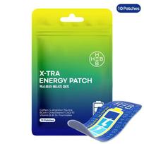 HEB Extra Energy Patch with L-Arginine, Caffeine & Taurine Energy Care Hydrocolloid Patch, 10 Pieces yellow