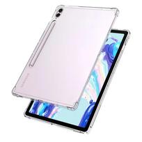 Skaidrus planšetinio kompiuterio dėklas Samsung Tab S7 S8 S9 S10 Plus FE A9 A8 A7 S6 Lite, skaidrus dėklas, atsparus smūgiams, minkštas silikoninis dangtelis for Tab S6lite white
