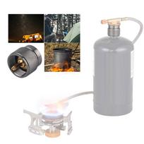 2Pcs Cassette Gas Tank Converter Connector Cylinder Adapter for Outdoor Camping Picnic gray