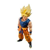 TAMASHII NATIONS S.H.Figuarts Super Saiyan Son Goku <Furious Warrior> Dragon Ball Z 145mm PVC & ABS Action Figure Multicolor beige