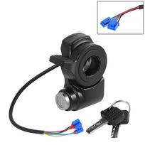 Integrated Throttle Switch Lock Ignition Key Lock Acceleration Button Lock For KuKirin A1/G2Max/G2Pro Electric Scooter black