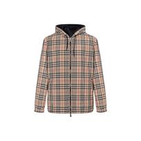 Burberry Patikrintas Dvipusis Striukė su Gobtuvu 80270971 XXL beige