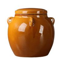 Sandarus kimči marinuojamas puodas Didelės talpos marinuoti agurkus gaminimo indai Keraminis marinuotų agurkų stiklainis Restoranas 900ml