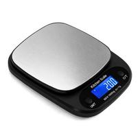 High Precision Digital Kitchen Scale Precise Baking Scale Tare Function Cooking Scale  Cooking 5kg juoda
