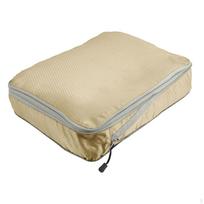 Compression Packing Cube Luggage Organizer Travel Essentials Waterproof Storage Bag Suitcase 3pcs beige