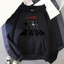 Gorillaz Hoodies Muzikinės Grupės Spaudinys Vyrams Moterims Laisvalaikio Hoodies Hip Hop Hoodies Megztiniai su Gobtuvu Harajuku Megztinis Sportinis Kostiumas Unisex Drabužiai L black