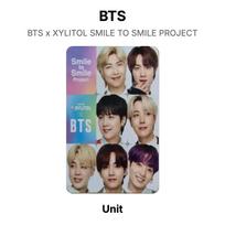 BTS BTS x XYLITOL SMILE TO SMILE PROJECT Official Photocard Unit gray