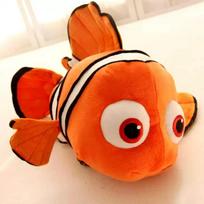 Minkštos žuvies Nemo pliušinės žaislai Animaciniai kimšti filmo anime klouno žuvies pliušiniai žaislai Nemo lėlė pagalvė sofa lova namų dekoras gimtadienio dovanos mergaitei 45cm orange
