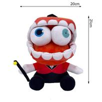 New The Amazing Digital Plush Toys Amazing Circus Clown Rabbit Plush Dolls Periphery Stuffed Toys Kids Adults Gift gray