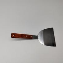 Nerūdijančio plieno medinė rankena Teppanyaki mentelė Neslystanti žuvies, blynų apvertimo mentelės Virtuvės maisto gaminimo įrankiai