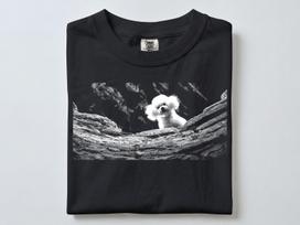 Precious Bichon Frise Dog T-Shirt, Comfort Colors T-Shirt, Silence Lamb Shirt, Horror Movie Scene T-Shirt 130 gray