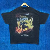 The Elder Scrolls V Skyrim Dragonborn Poster Oversize Tee XL Unisex T-Shirt L black