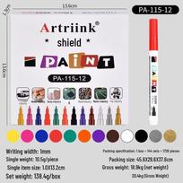 1mm Waterproof Grout & Tile Repair Pen - Anti-Mold, Colorfast Industrial Marker žalia