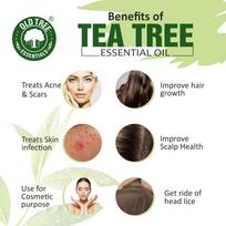 Tea Tree Essential Oils for Skin, Hair, Face, Acne Care, 100% Pure, Natural and Undiluted Therapeutic Grade Essential Oil (Tea Tree 15ML) beige