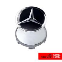 60/63/68MM Automobilio rato centrinio dangtelio apdailos dangteliai Mercedes Benz A B C G klasės AMG W211 W204 W210 W205 CLA GLA GLK priedams