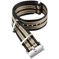 20mm Density Nylon Strap for Omega Seamaster 007 Watch Band for Rolex Military Watch Strap B 20mm gray