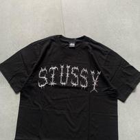 BRAND NEW STUSSY BARB TEE IN BLACK - LARGE Unisex T-Shirt S black