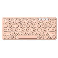 HP Mini Keyboard, Ultra-Thin Wireless Bluetooth Dual-Mode Office Keyboard, Compact Portable Keyboard rožinė