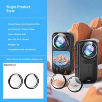 JSR For Insta360 X6 ND Filter Set ND16 ND32 ND64 Lens Protector Optical Glass Neutral Density Camera Accessories