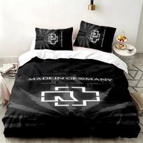 Rammstein 3pc set Perfect for bedroom use Comfortable bedding set includes a duvet cover and two pillowcases Ideal birthday or Christmas gift 140cmx200cm