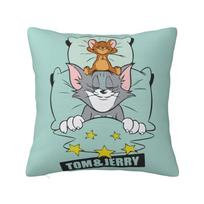 Individualus prabangus Disney animacijos Tom and Jerry pagalvės užvalkalas Poliesteris Amerikietiškas animacinis pagalvės užvalkalas Miegamojo dekoravimas 12x12Inch