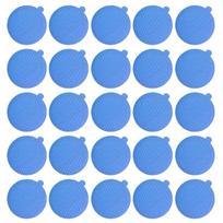 100Pcs Coffee Filters Sticky Lids Cover 37MM Aluminum Foil Seals For Coffee Capsules To Keep Coffee Freshly And Flavorful mėlyna