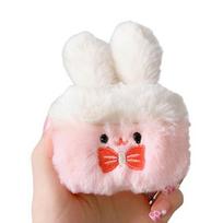 Plush Rabbit Dog Earbud Case for AirPods 1/2/3/4 for AirPods Pro 36925 Bluetooth-compatible Wireless Earphone Charging Case Cover Headphone Protective A ruda