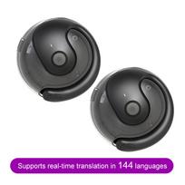 144 kalbų AI vertėjo ausinės Bluetooth 5.3 Belaidės IPX7 atsparios vandeniui Realaus laiko dvipusis vertimas pasauliniam verslui