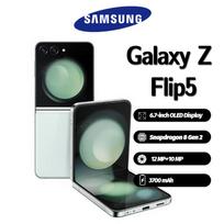 Samsung Galaxy Z Flip 5 išmanusis telefonas palaiko Nano-SIM+eSIM, visiškai naujas 256GB žalia