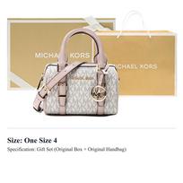 MICHAEL KORS Bedford dirbtinės odos rankinė Mini moteriška vanilės baltumo/nude rožinė 32F9G06C0B-173 One Size 4 white