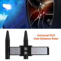 Universal PCD Measure Sliding Pitch Ruler Wheel Circle Tyre Diameter Gauge Meter China Mainland black