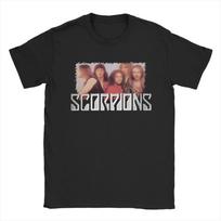 Scorpions Blackout Live Tshirt Heavy Metal Rock Band Unisex 100 Cotton Fashion New Summer Casual Top Tshirts 3XL gray
