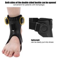 Drop Foot Brace Orthosis Light Balance Foot Drop Orthosis for Hemiplegia Stroke Shoes WalkingRight Foot XL black