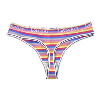 Low Waist Sexy Breathable Cotton Thongs For Women Daily Wear XL geltona