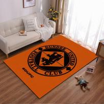 Dundee United FC Logo Carpet suitable as a non-slip mat for the living room or bedroom sofa 40x60cm( 15x23in ) black