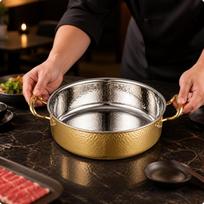 Stainless Steel Pot Food-Grade with Handles Resistant 26CM a auksas