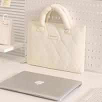 Stylish 14-inch Laptop Sleeve for Lenovo and Apple, Outdoor-Ready Protective Cover smėlis