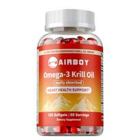 Omega-3 Krilio Aliejus 120 Minkštų Kapsulių — Omega-3 Riebalų Rūgštys, EPA DHA Fosfolipidai, Kasdieninė Gerovė 120*1