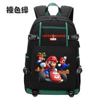 Super Mario Žaidimo Kuprinė Mario Oficialiai Licencijuota Didelės Talpos Mokyklinė Kuprinė Vaikams Paaugliams Lengva Peties Kuprinė No specifications