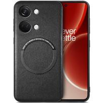Case for OnePlus Nord 3 5G, Leather Hybrid MagSafe, Black