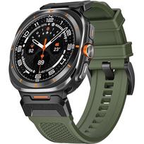 Strap for Samsung Galaxy Watch Ultra 2 / 1, Green black
