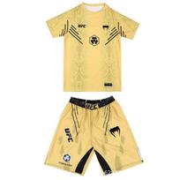 MMA Training Suit Men Women Kids UFC Boxing Muay Thai Grappling High Elastic Quick Dry Combat Sport Gear M beige